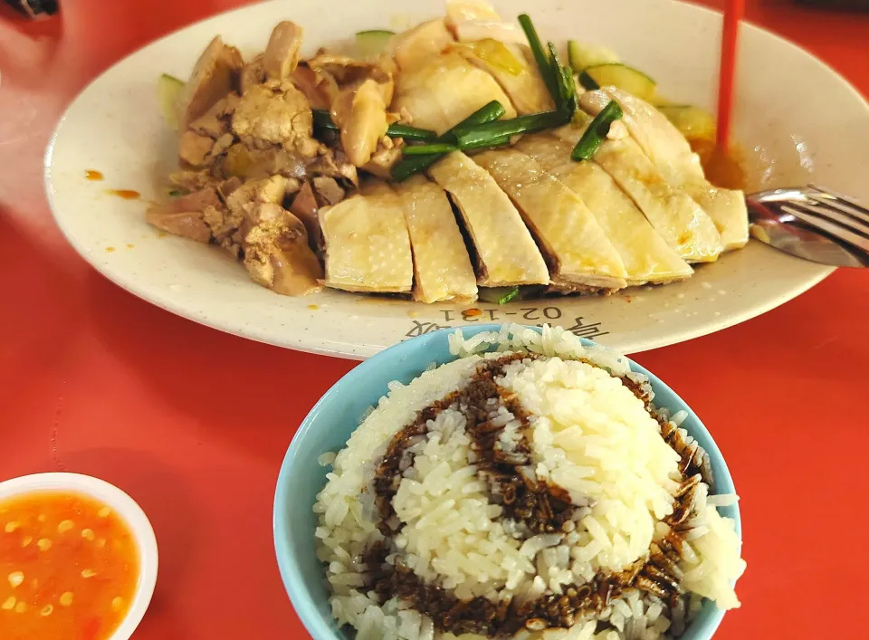 Hainanese Chicken Rice with liver 😍😝❤️|🍒lynnlicious🍒さん