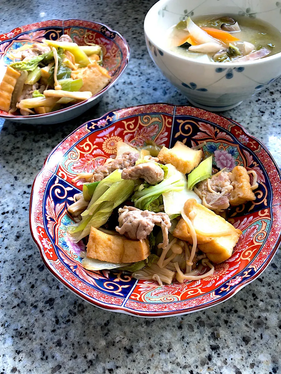 厚揚げと豚こまのすき焼き風🫕|ヨウコさん