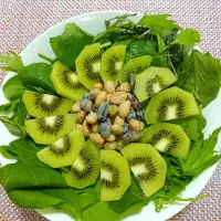 キウイとお豆のサラダ|あやもこさん