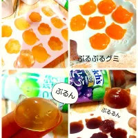 お好きなジュースで簡単グミ