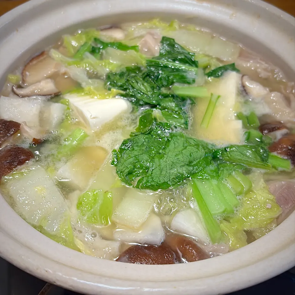 鶏清湯鍋🍲|もえさん