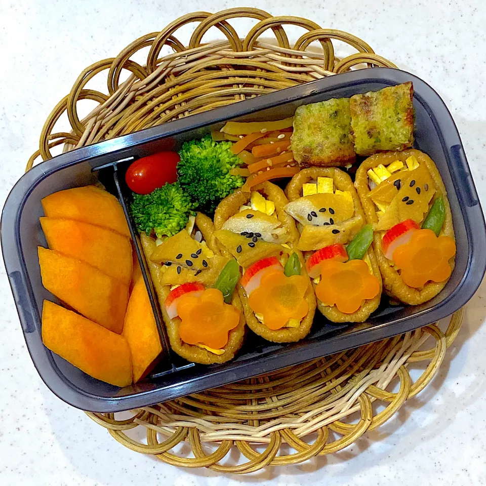 お稲荷さんの中学生弁当|リングさん