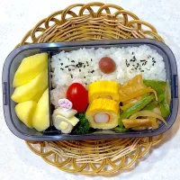 生姜焼きの中学生弁当|リングさん