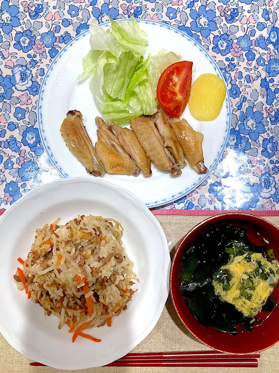 ビビンバと手羽焼|おしゃべり献立さん