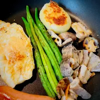 1人でフライパンで色々焼き| ご飯はん♪さん