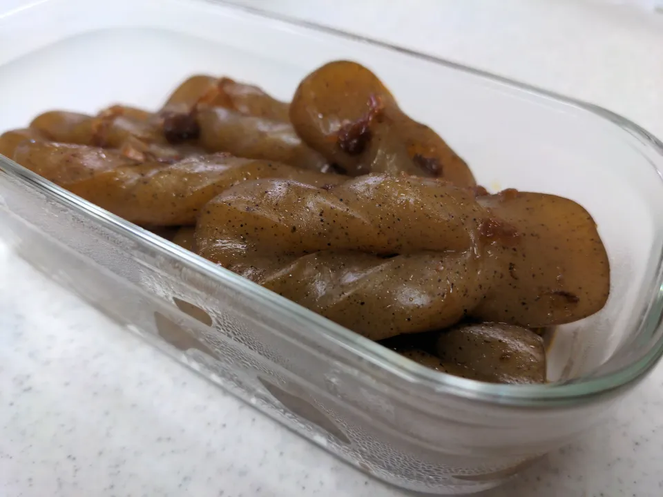 作り置き☆こんにゃくの炒め煮|こむぎさん