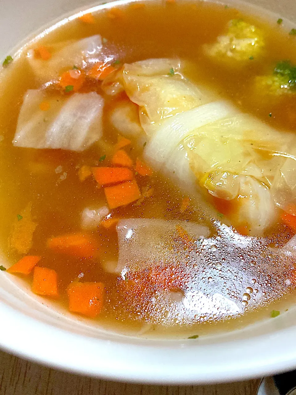 ロールキャベツ風スープ〜キャベツは巻いてるだけ|Ayaさん