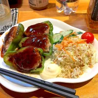 ピーマンの肉詰め♫wwwww|Yoshihiro Andoさん