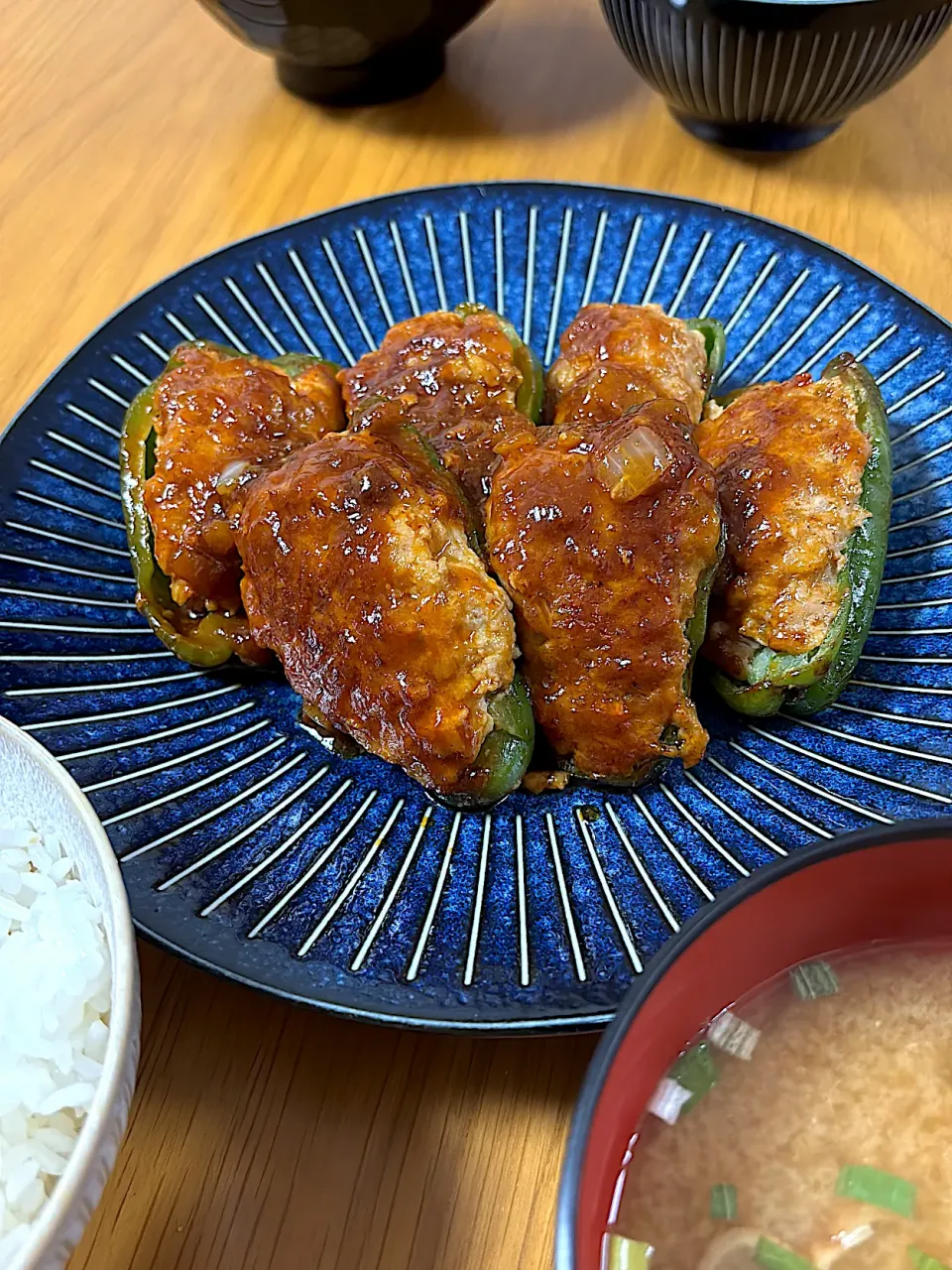 ピーマンの肉詰め|あああさん