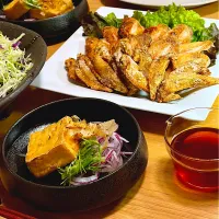 今夜の晩ごはんは、ちょっと大人のおつまみ定食🍶✨|kaeさん