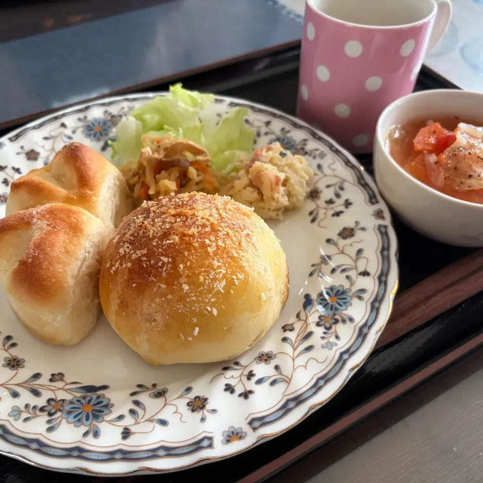 焼きカレーパン&シュガーバターパン|いのっちさん