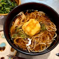 父の手打ち蕎麦でとり天蕎麦|nao子さん