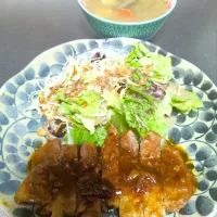 トンテキ＆豚汁|Riapple🍎さん