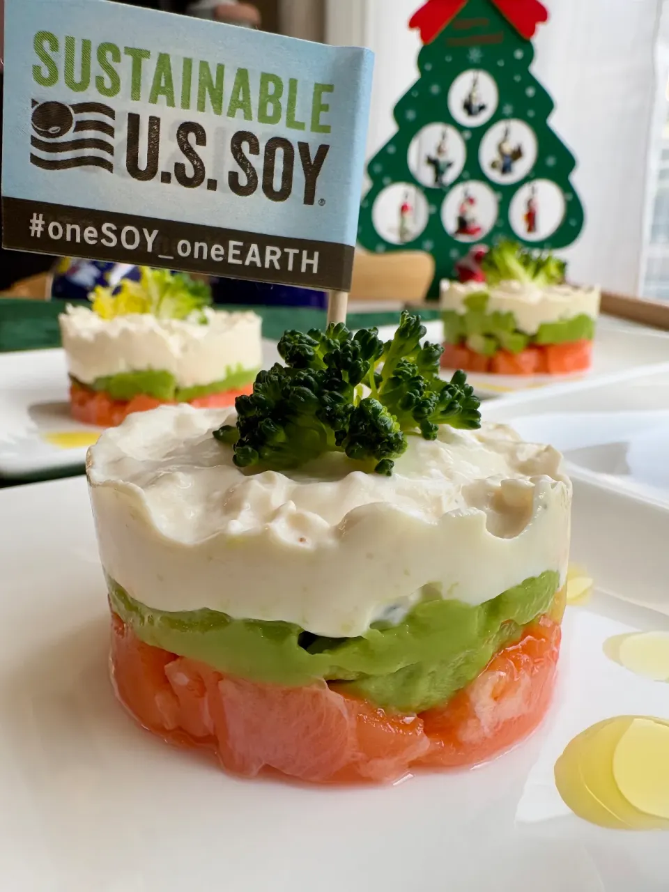 アメリカ産サステナビリティ認証大豆を使用した豆乳ヨーグルトでクリスマス前菜|sana.ayaさん