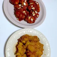 手作りでヤンニョムチキンとタッカンジョン|ＥMＩさん