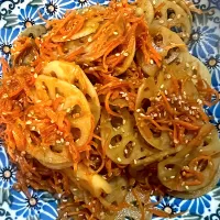 レンコンとにんじんのきんぴら|🌿さたん🌿さん