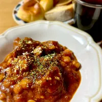 豚すね肉とひよこ豆のトマト煮込み| deekay71さん