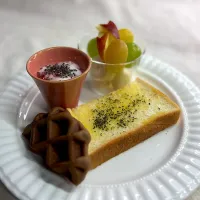 娘の朝ごはんにふりかけのわさびふりかけ