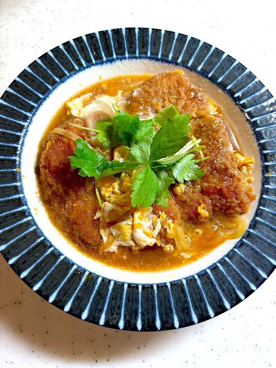 ロースカツとじ|こっぷさん