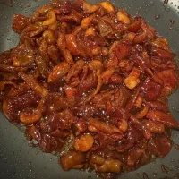 鶏皮（甘露煮？佃煮？）|こっぷさん