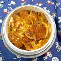 卵とじカツ丼弁当|のんさん