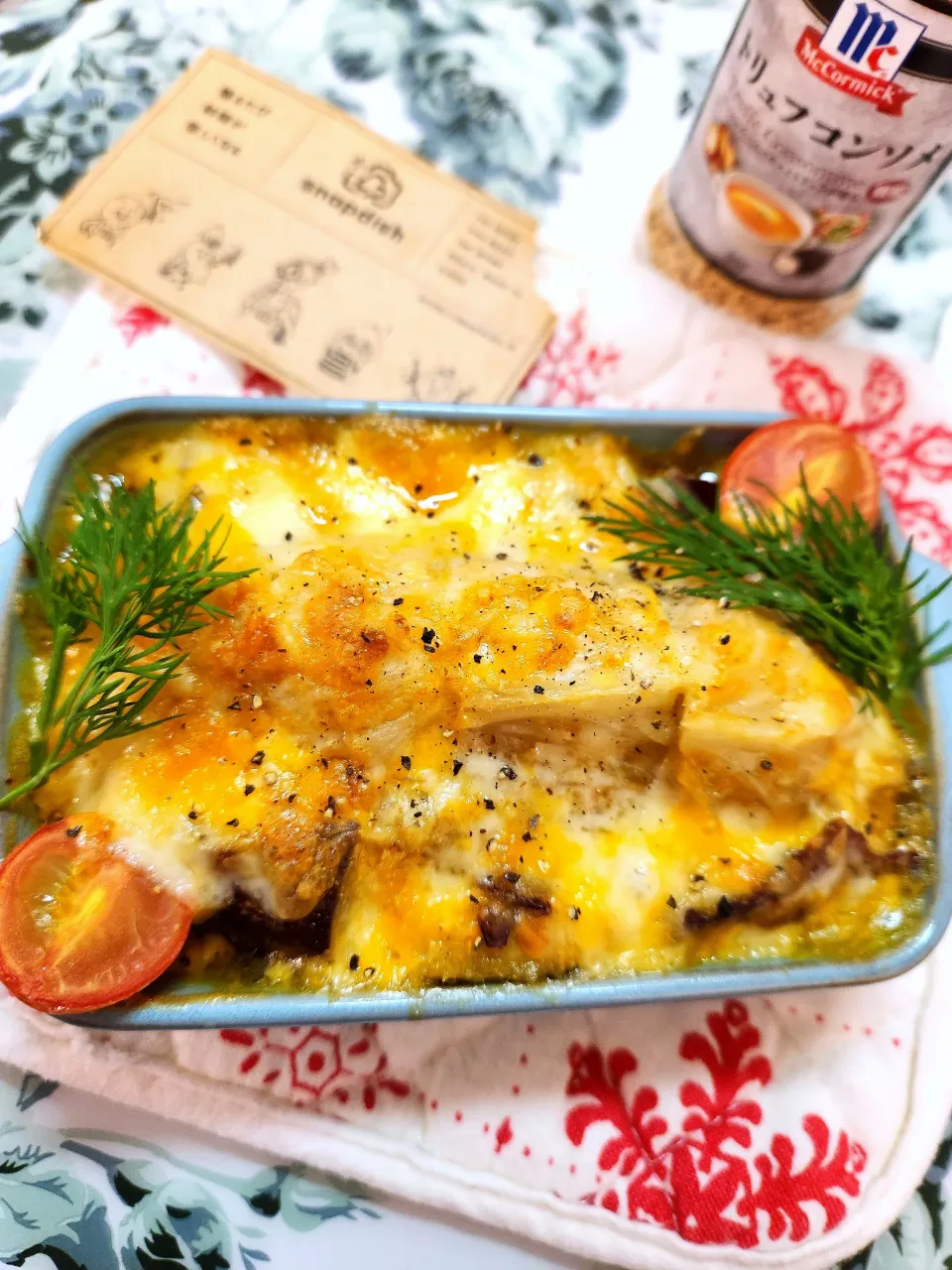 🔷staub🍠さつまいもとロールキャベツdeリメイクグラタン🔷|@きなこさん