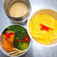 🍅🍳オムライス弁当🍅🍳| ゆきさんさん