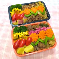 すき焼き丼弁当♥|みちゅあしさん