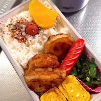 レンコンのはさみ焼き弁当|ぽんさん