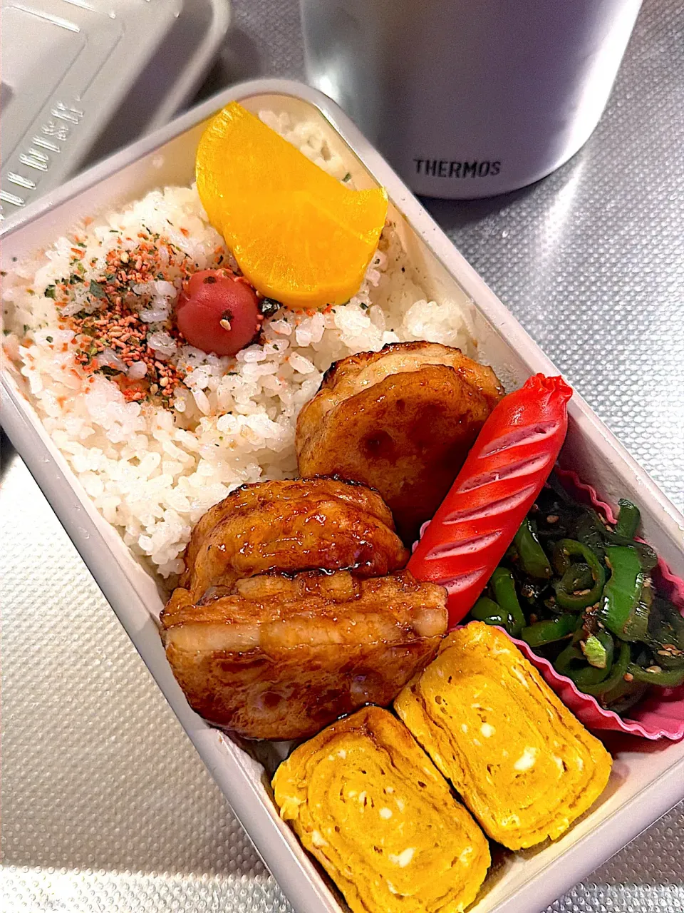 レンコンのはさみ焼き弁当|ぽんさん