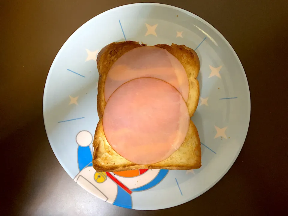 ハムトースト|ばーさんさん