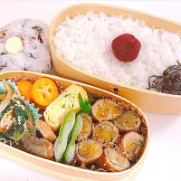 12/4 高1男子弁当☆おにぎりもどうぞ|ペイたさん