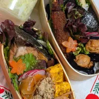 本日のお弁当〜天むす弁当