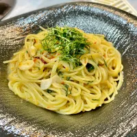 大葉と柚子胡椒のアーリオオーリオ|ぎんさん