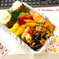 おーきいシャケ🍙🍙弁当|Tsuu_chan‪ ·͜·♡‬さん