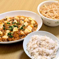 麻婆豆腐＆もやしナムル|akaneさん