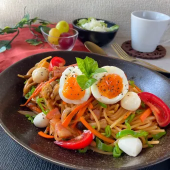 Snapdishの人気料理写真:オイスタソース入り☆ナポリタン