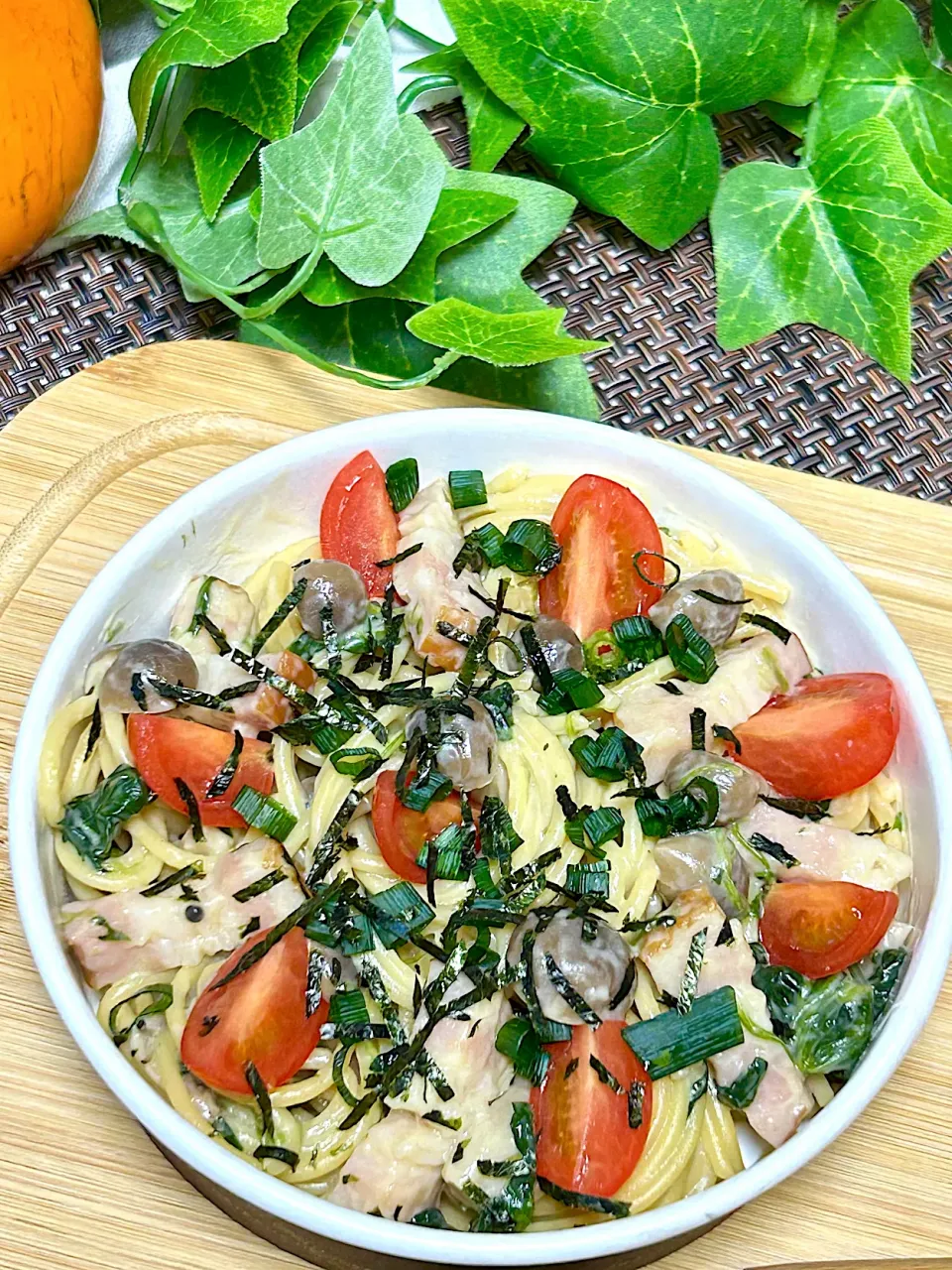 和風クリームパスタ🍝|まめきち。さん