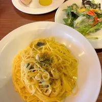 鶏肉とかぼちゃのクリームパスタ|れりさん