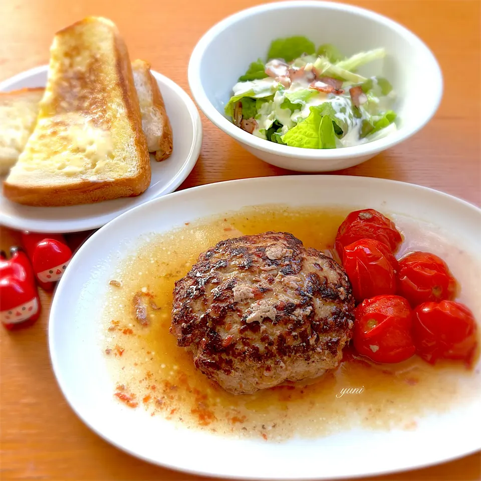 あかりさんのハンバーグ作ってみました🍳|🌸yuni🌸さん