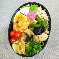 "揚げ茄子入れてほしい"旦那弁当| kazuさん