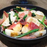 焼きかぶと生ハム| 古尾谷りかこさん