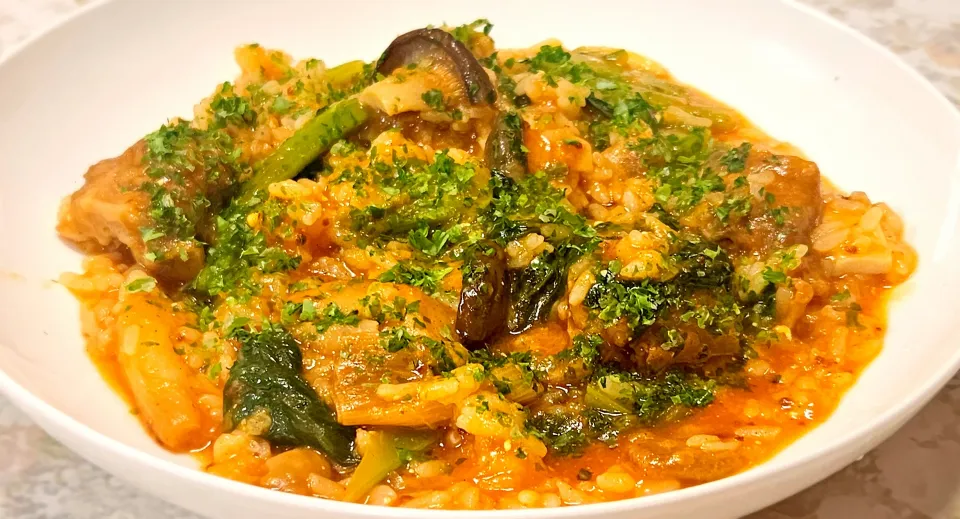 #リゾットアマトリチャーナ|金井義則さん