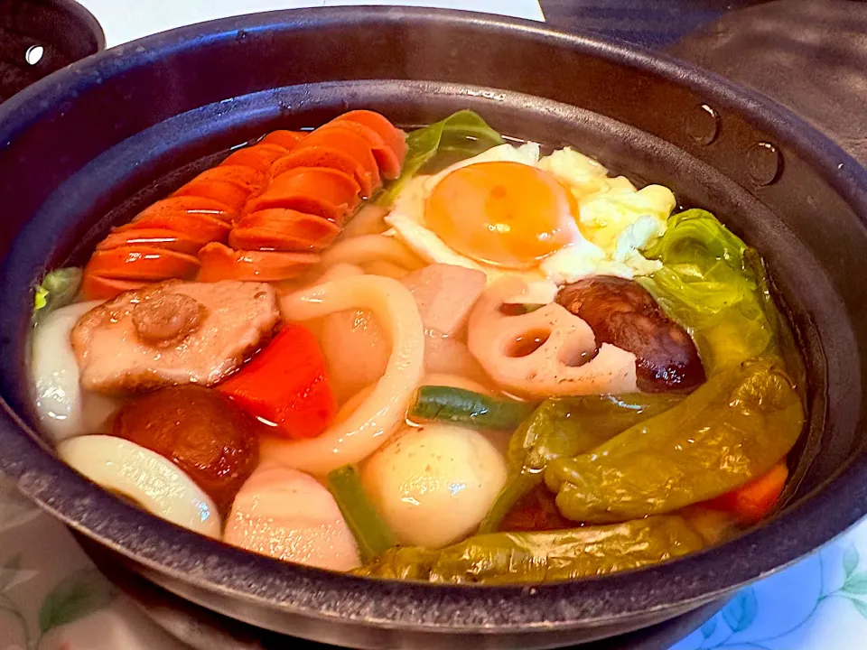 しっぽく煮込みほうとう鍋うどん🍲|マニラ男さん