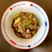 HOME 豚肉野菜炒め|ばーさんさん