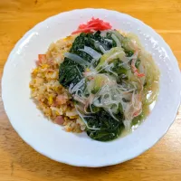 自家製自作手作りレタス餡掛け炒飯| トヨシと申します。さん