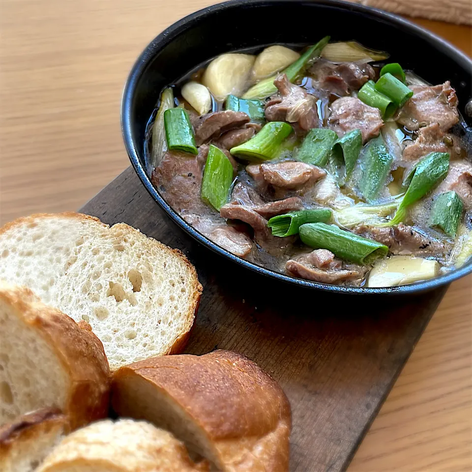 砂肝の山椒和ヒージョ🍳|べべべさん