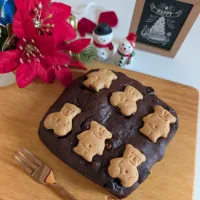 くまちゃんの米粉ブラウニー♡|ちょこさん