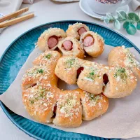 マスタードウインナーパン