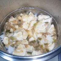 甘口麻婆豆腐丼|darkbaronさん